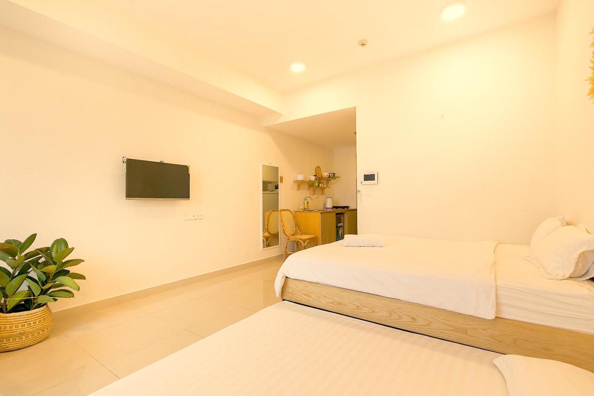 Genius Apartment River Gate Center Ho-Chi-Minh-Stadt Exterior foto